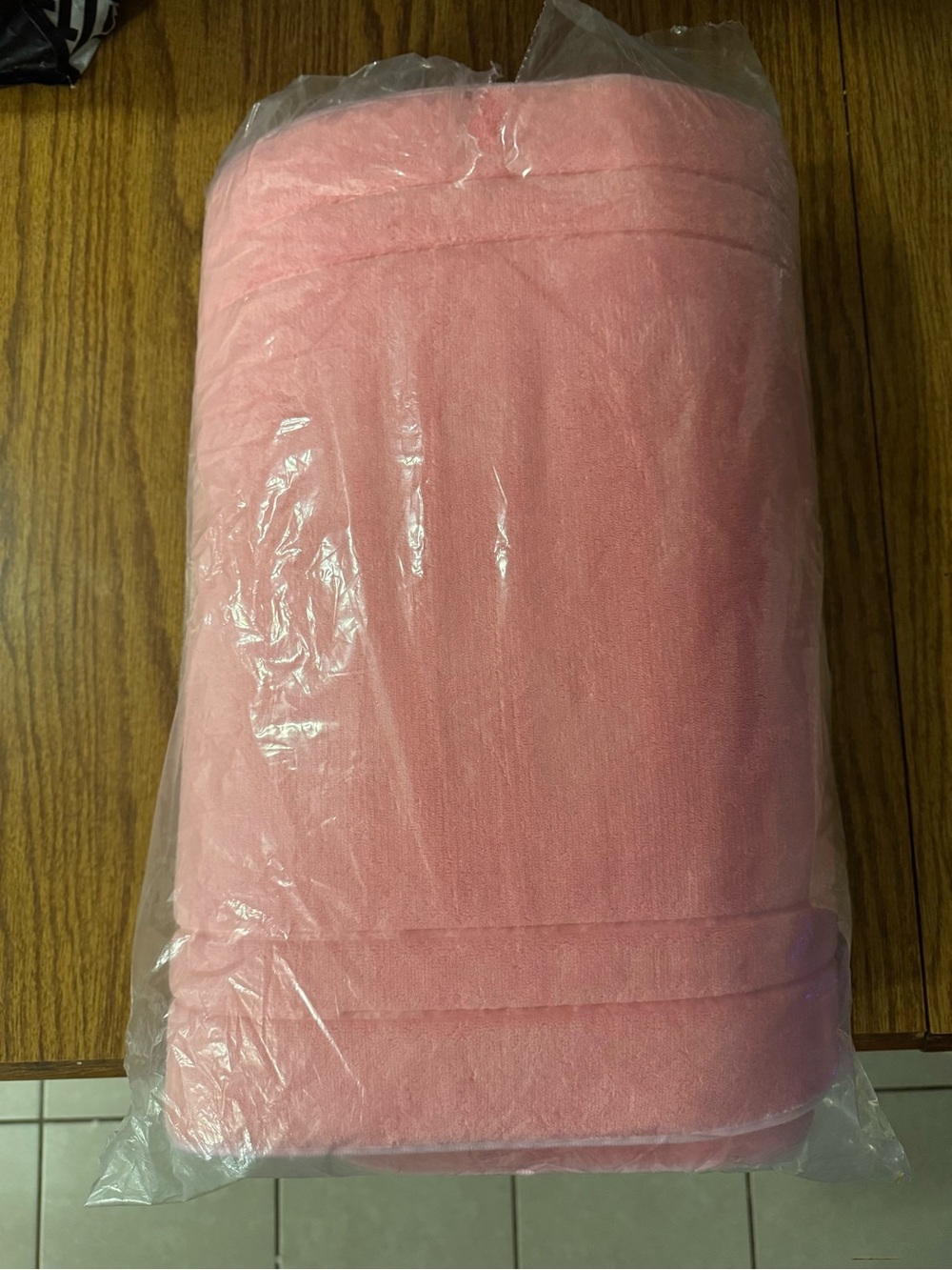 Set Of 3 Pink Bathroom Mats